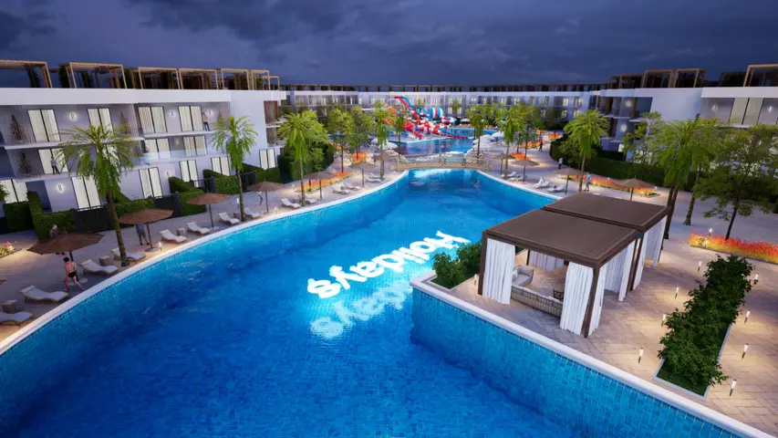 007 Ground Building 6 side pool + 67 m2 private garden